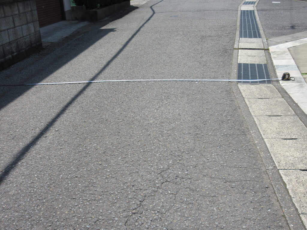 前面道路測定1